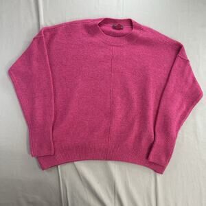 Vince Camuto Sweater Women's Small Pink Crewneck Preppy